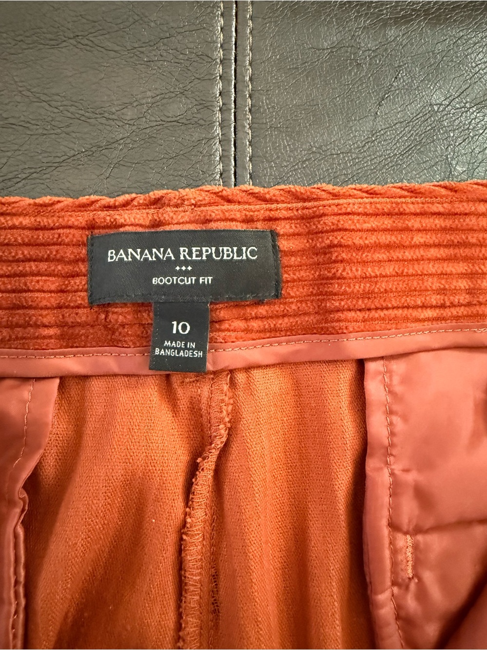 Banana Republic Women's Rust-Orange Corduroy Blazer - Picture 3 of 4